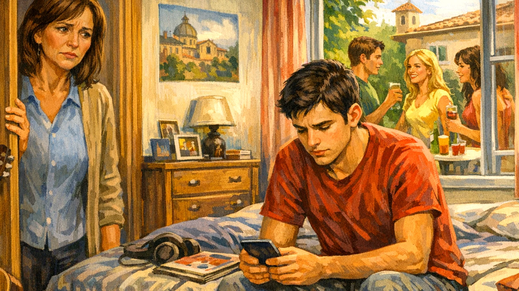 Una mamma si preoccupa perché suo figlio giovane adulto, pur essendo brillante, evita situazioni sociali, ha poche amicizie e tende a isolarsi, preferendo rimanere a casa piuttosto che coltivare relazioni significative con i coetanei."