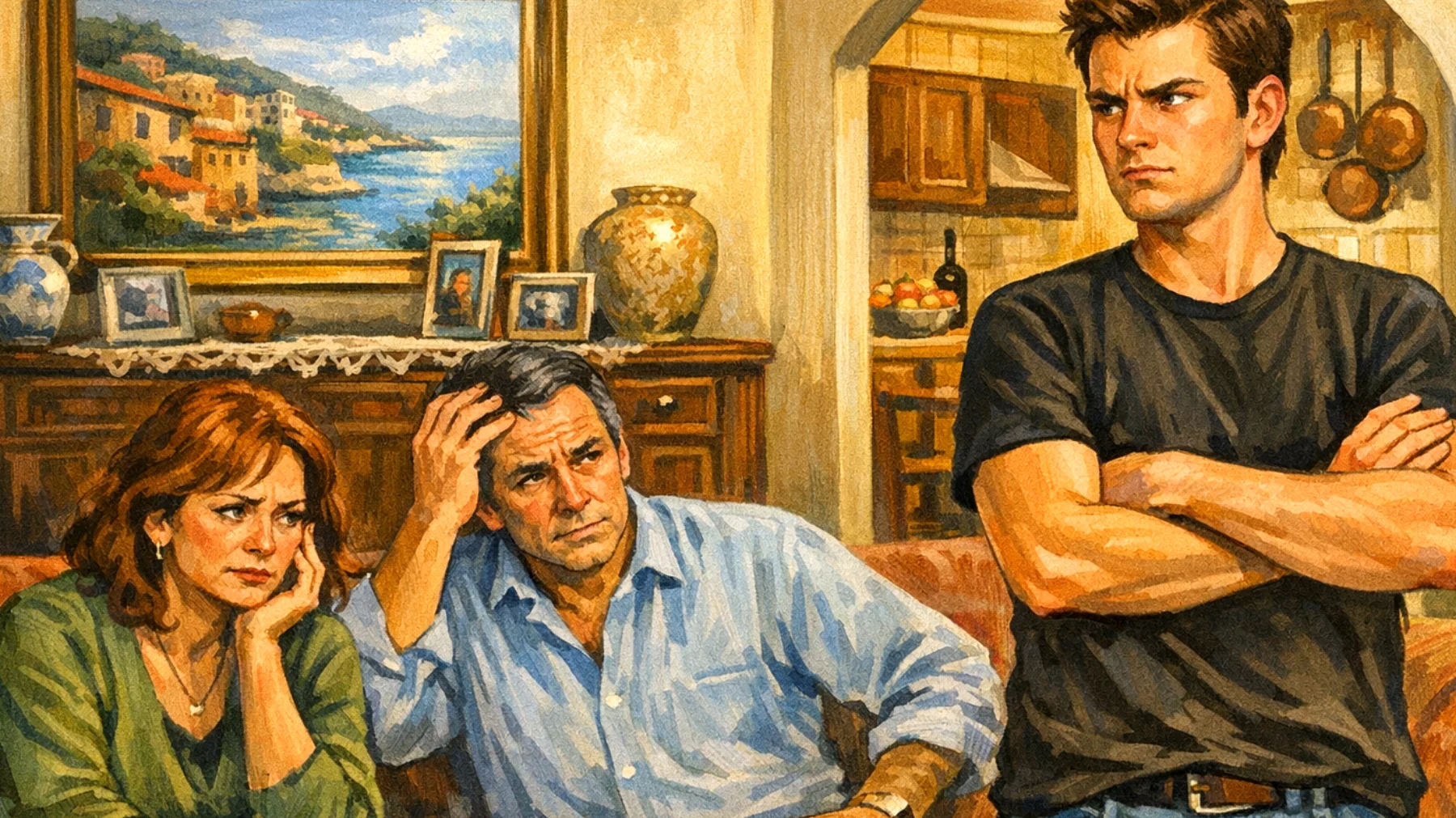 Genitori che faticano a gestire comportamenti impulsivi, ribelli e oppositivi di figli giovani adulti che rifiutano le regole familiari e mostrano atteggiamenti provocatori"