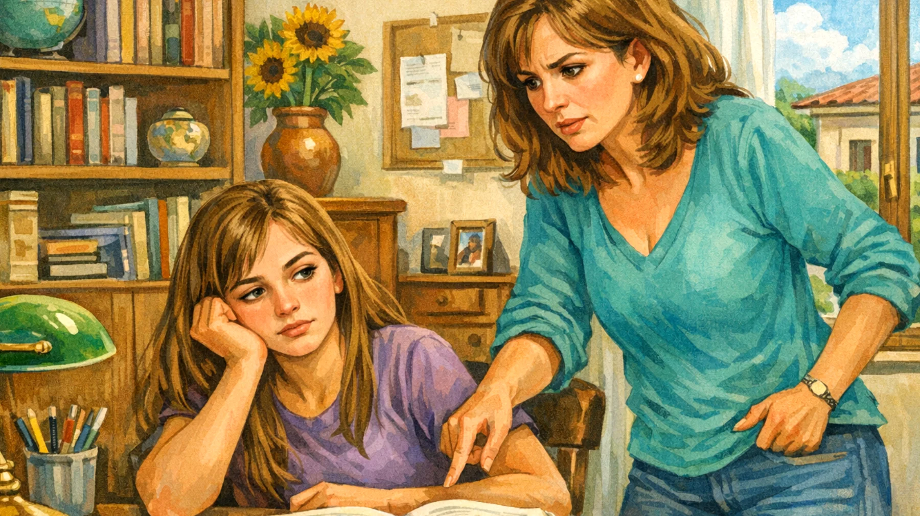 Una mamma si trova in difficoltà nel motivare la propria figlia adolescente allo studio, che mostra scarso interesse per la scuola, procrastina continuamente i compiti e ottiene risultati insufficienti nonostante le sue potenzialità"